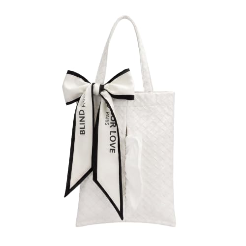 Hanging Tissue Holder — White