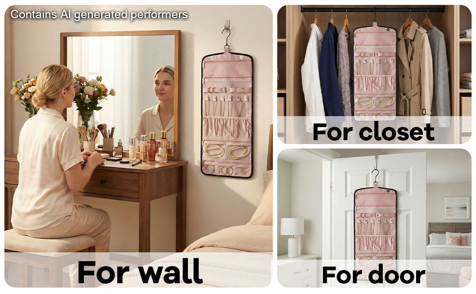 Double-Sided Hanging Jewelry Organizer — Amazon A+ 6
