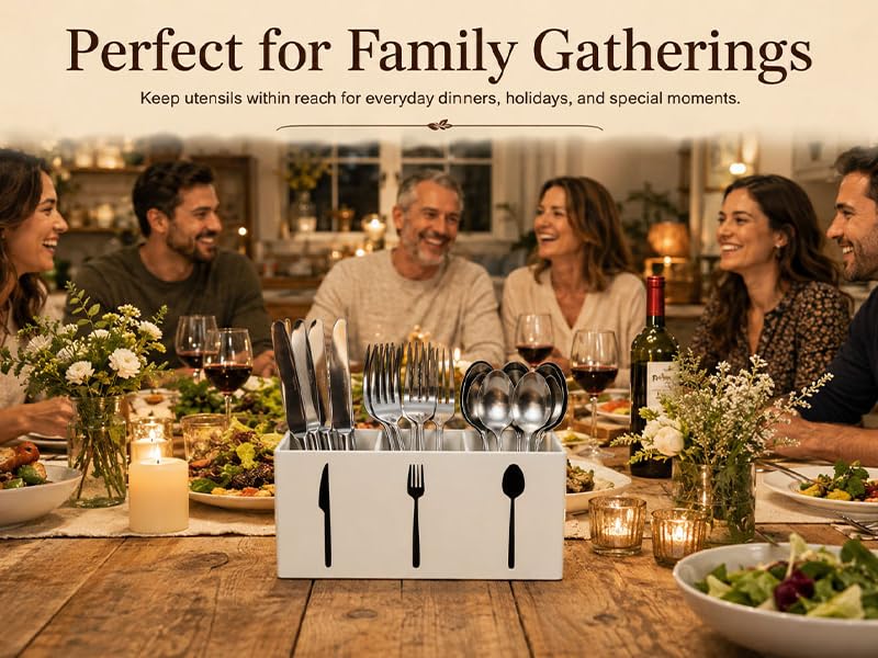 3-Compartment Cutlery Caddy — visual 1