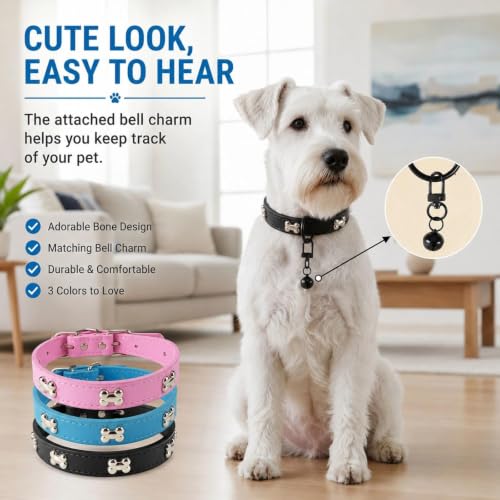 Adjustable Dog Collar with Bell — visual 1