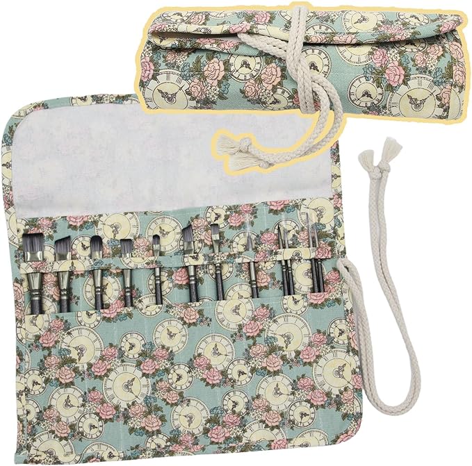 Paint Brush Set with Roll-Up Case — visual 1